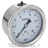 Manómetro glicerina 1/4 de esfera inox | Hecapo