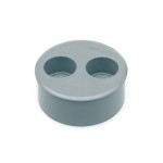 Tapón reducido doble tapado 110 Ø PVC | Ibide