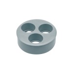 Tapón reducido triple macho PVC | Ibide