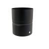 Adaptador de tubo Ø 80 a caldera vitrificado negro mate | Convesa