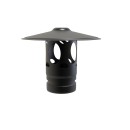 Deflector caperuza con junta vitrificado negro mate | Convesa