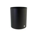 Manguito hembra-hembra vitrificado negro mate | Convesa