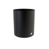 Manguito hembra-hembra vitrificado negro mate | Convesa