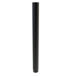Tubo 1 metro vitrificado negro mate | Convesa