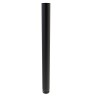 Tubo 1 metro vitrificado negro mate | Convesa