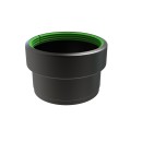 Tapa hembra vitrificado negro mate | Convesa