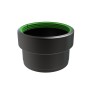 Tapa hembra vitrificado negro mate | Convesa