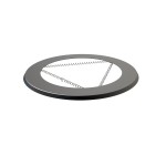 Embellecedor tapajuntas vitrificado negro mate | Convesa