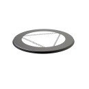 Embellecedor tapajuntas vitrificado negro mate | Convesa