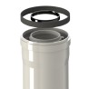 Tubo Coaxial 60/100 MH Polipropileno/Acero | Fig