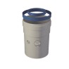 Manguito Coaxial MH con toma muestras Polipropileno/Acero | Fig