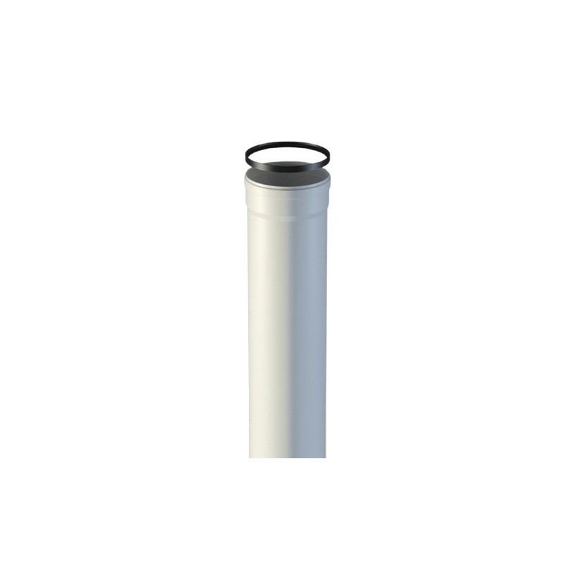 Tubo Ø 80 MH aluminio blanco | Fig