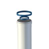 Tubo Coaxial 60/100 MH Aluminio Blanco | Fig