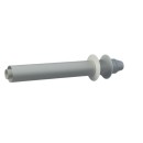 Tramo terminal coaxial Polipropileno/Acero | Fig