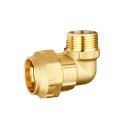 Codo macho de metal para polietileno | Inyectometal