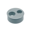 Tapón reducido doble macho PVC | Ibide