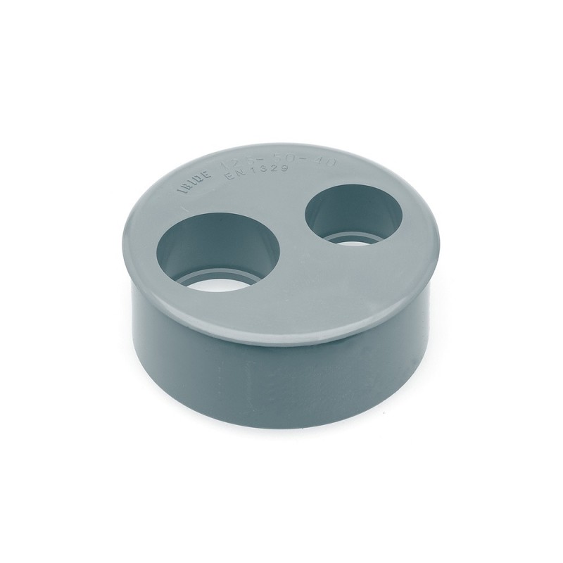Tapón reducido doble macho PVC | Ibide
