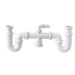 Sifon curvo doble extensible S30 | Aliaxis