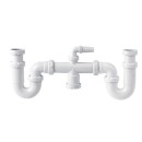 Sifon curvo doble extensible S30 | Aliaxis