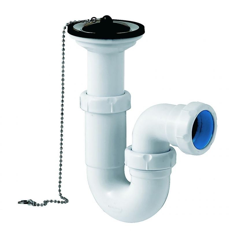 Sifon curvo extensible S90 lavabo y bide | Aliaxis