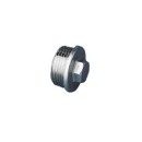 Tapón macho latón cromado | Metalgrupsa