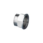 Alargadera M-H de 1 cm de latón cromada | Metalgrupsa