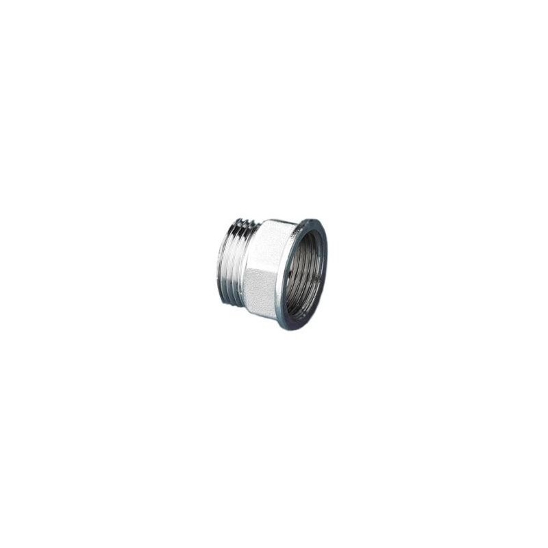 Alargadera M-H de 1 cm de latón cromada | Metalgrupsa