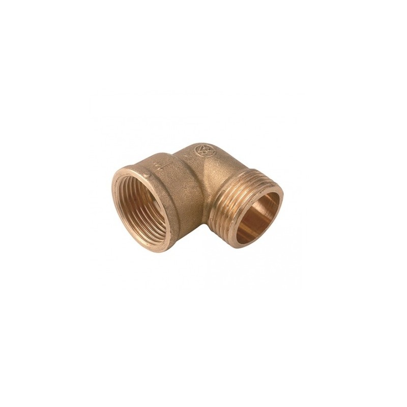 Codo M-H 90° latón | Metalgrupsa