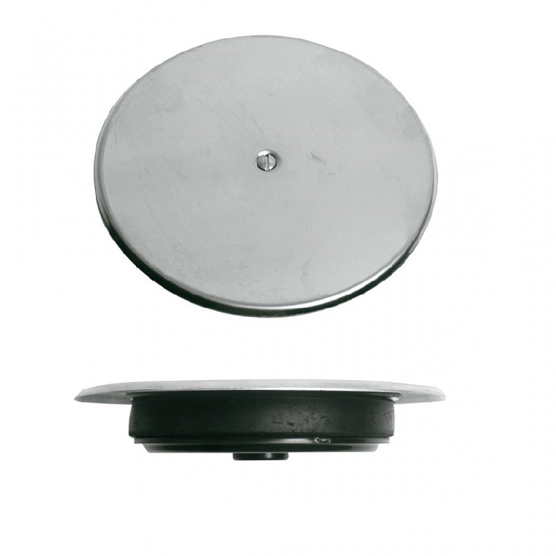 Tapa ciega bote expansión embellecedor inox S-130 | Aliaxis