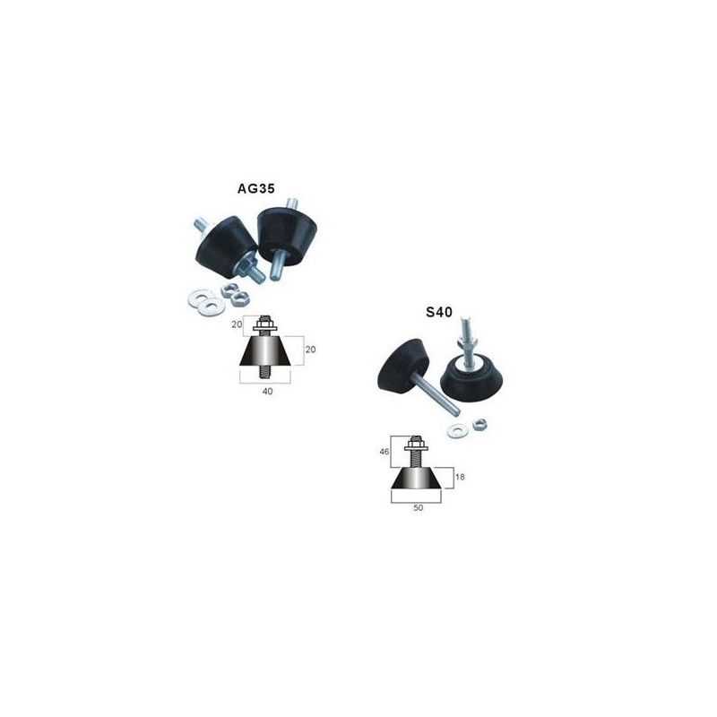 Amortiguador antivibrador AG 35-60 | Eurodrill