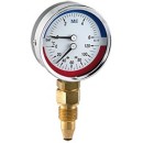 Manotermómetro de 0-6 bar/0-120°C Ø80 1/2 | Hecapo