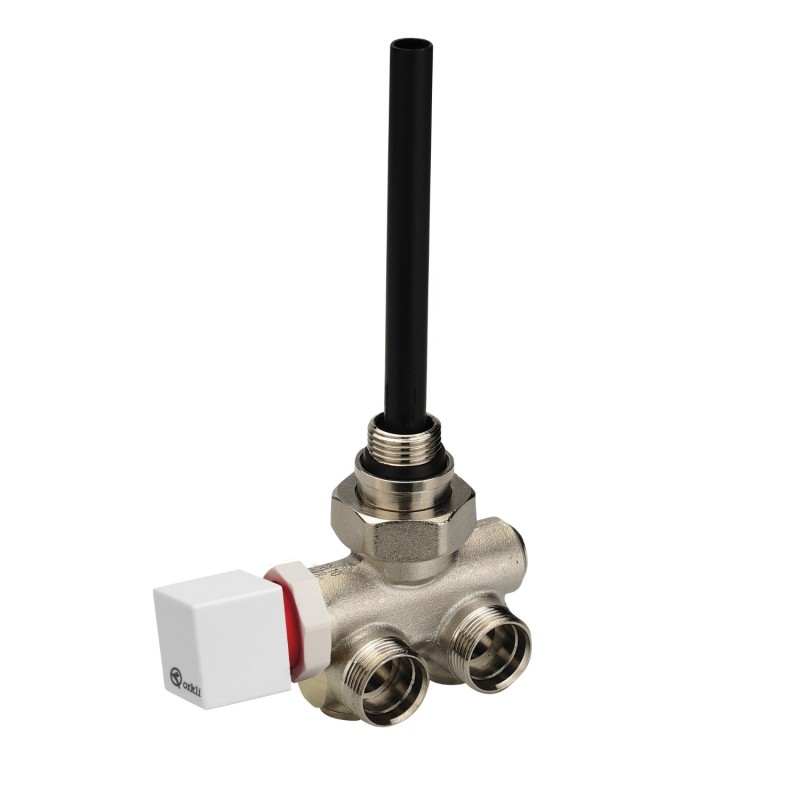 Llave monotubo toallero 1/2" salida a pared para ovalillo | Orkli