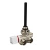 Llave monotubo toallero 1/2" salida a pared para ovalillo | Orkli