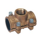 Tapaporos abrazadera RB para cobre con injerto H | Gebo