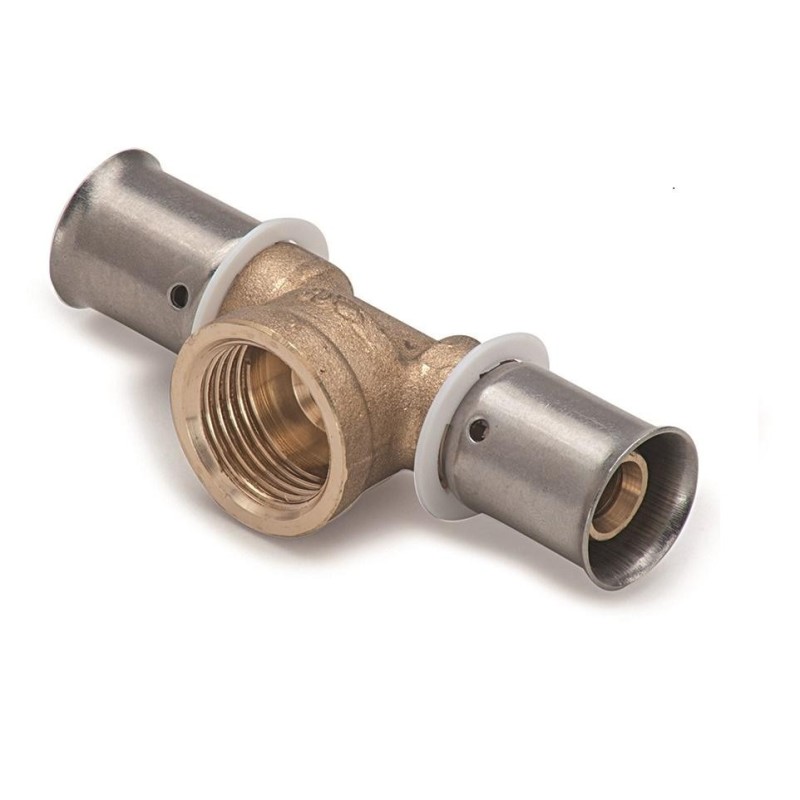 Te rosca hembra para reticulado, Easypress | Barbi