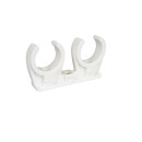 Abrazadera clip blanca doble M-6 | Walraven