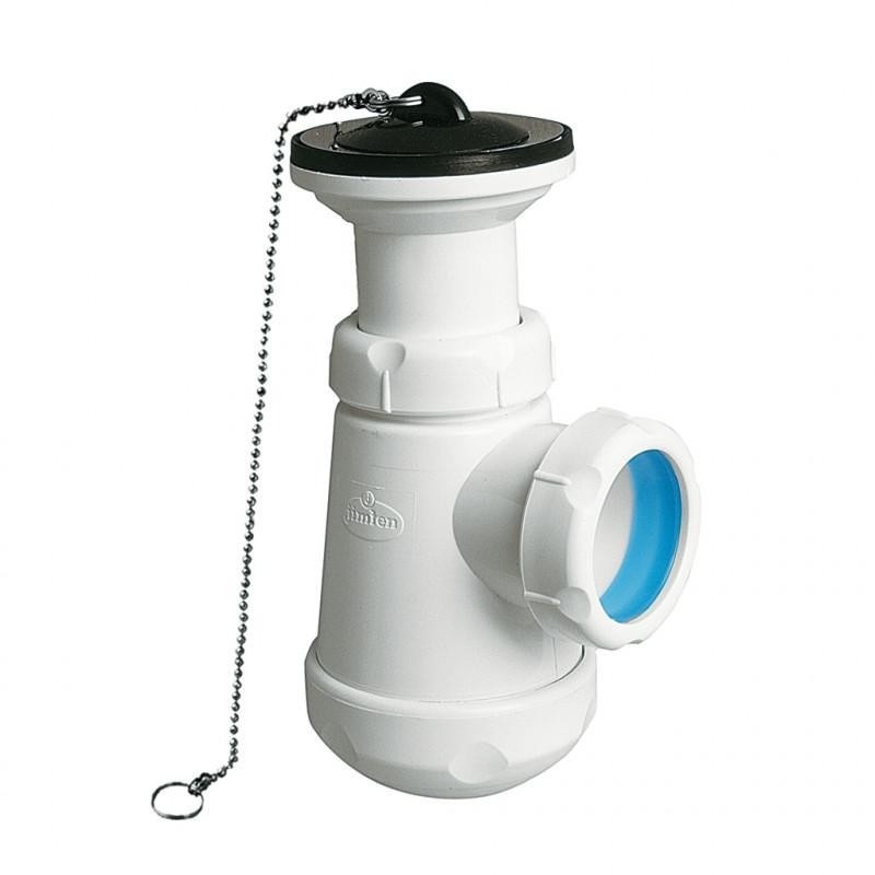Sifón botella extensible con válvula S-84 | Aliaxis