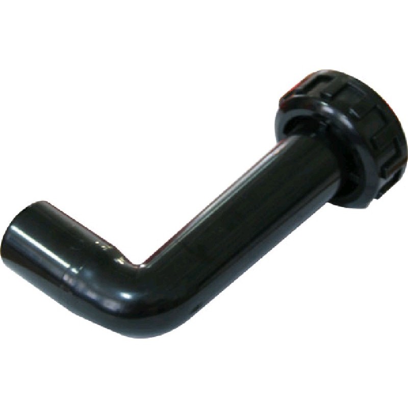 Enlace acodado negro 1 1/2" para válvula | AstralPool