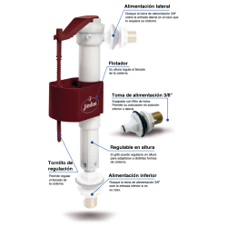 Grifo flotador dual S-465 3/8 | Aliaxis