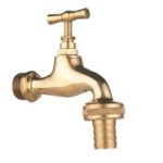 Grifo de codo para manguera pulido 1/2" | Metalgrupsa