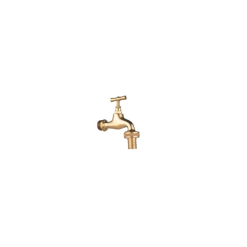 Grifo de codo para manguera pulido 1/2" | Metalgrupsa