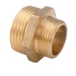 Contrarrosca reducida macho-macho latón 3/4" | Metalgrupsa