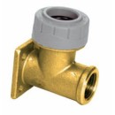Codo 90° tubo-rosca hembra con placa polibutileno 15 Ø | STH
