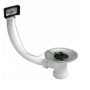 Válvula de desagüe con rebosadero flexible S-161 1 | Jimten