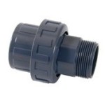 Enlace mixto macho-hembra 3 piezas PVC 110 Ø x 4" | Cepex
