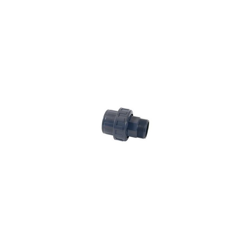Enlace mixto macho-hembra 3 piezas PVC 110 Ø x 4" | Cepex