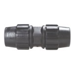 Enlace recto para tubo de polietileno 90 Ø | Crearplast