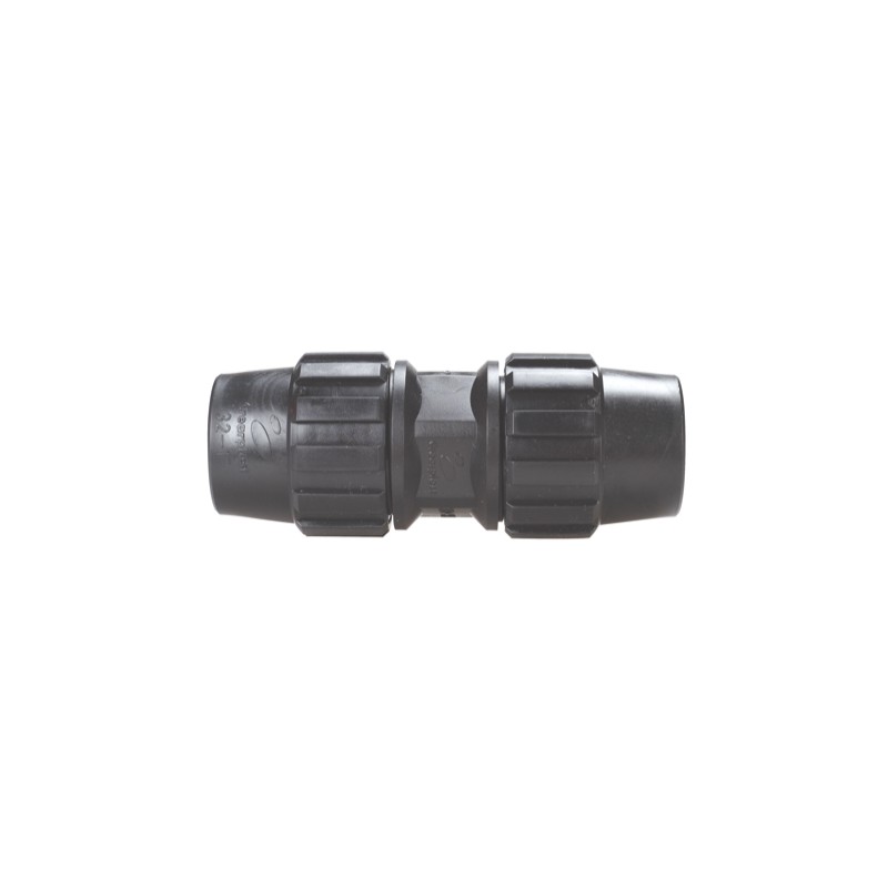 Enlace recto para tubo de polietileno 90 Ø | Crearplast