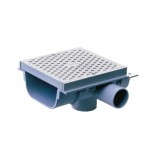 Canal baja con rejilla para piscina infantil 50-40 | Riuvert