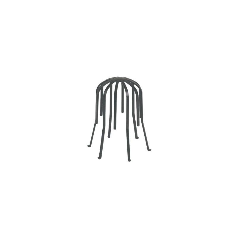 Rejilla de bajante negra (araña) | Riuvert